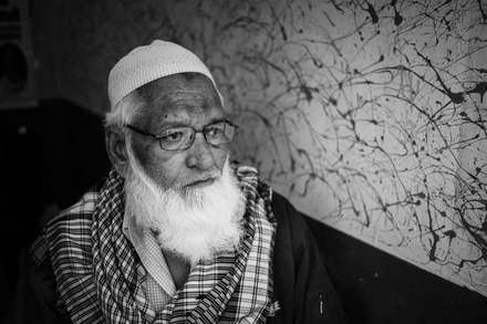 An older man with a white beard